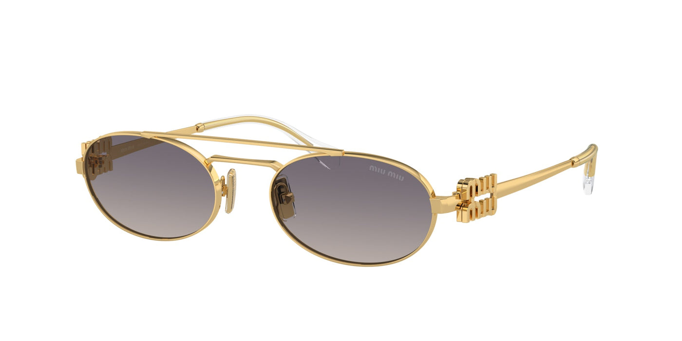 Miu Miu SMU54Z Gold/Grey Gradient Mirror #colour_gold-grey-gradient-mirror