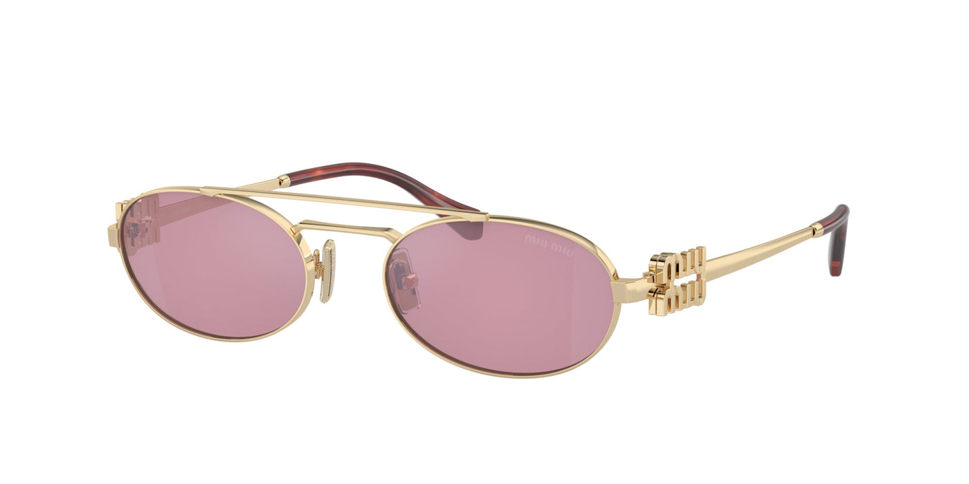 Miu Miu SMU54Z Pale Gold/Dark Pink Silver #colour_pale-gold-dark-pink-silver