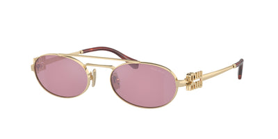 Miu Miu SMU54Z Pale Gold/Dark Pink Silver #colour_pale-gold-dark-pink-silver