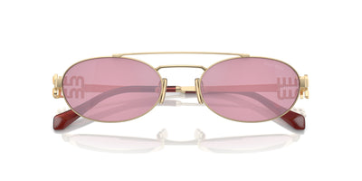 Miu Miu SMU54Z Pale Gold/Dark Pink Silver #colour_pale-gold-dark-pink-silver