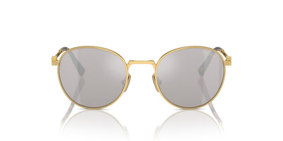 Miu Miu SMU55Z Gold/Light Grey Silver Mirror #colour_gold-light-grey-silver-mirror