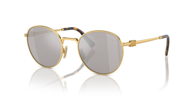 Miu Miu SMU55Z Gold/Light Grey Silver Mirror #colour_gold-light-grey-silver-mirror