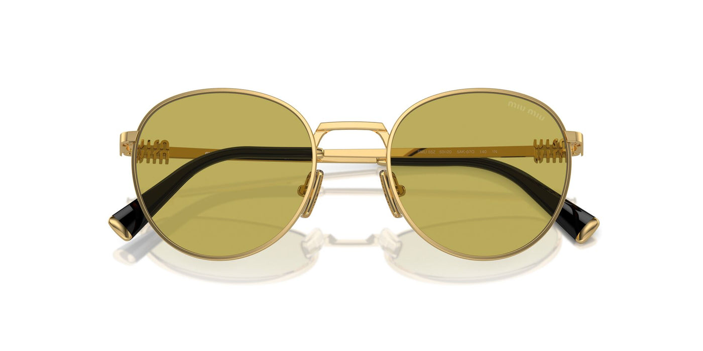 Miu Miu SMU55Z Gold/Olive Green #colour_gold-olive-green