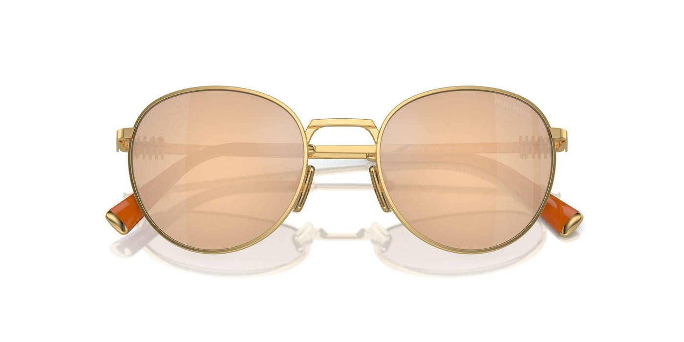 Miu Miu SMU55Z Gold/Brown #colour_gold-brown