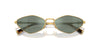 Miu Miu SMU56Z Gold/Green Silver Mirror #colour_gold-green-silver-mirror