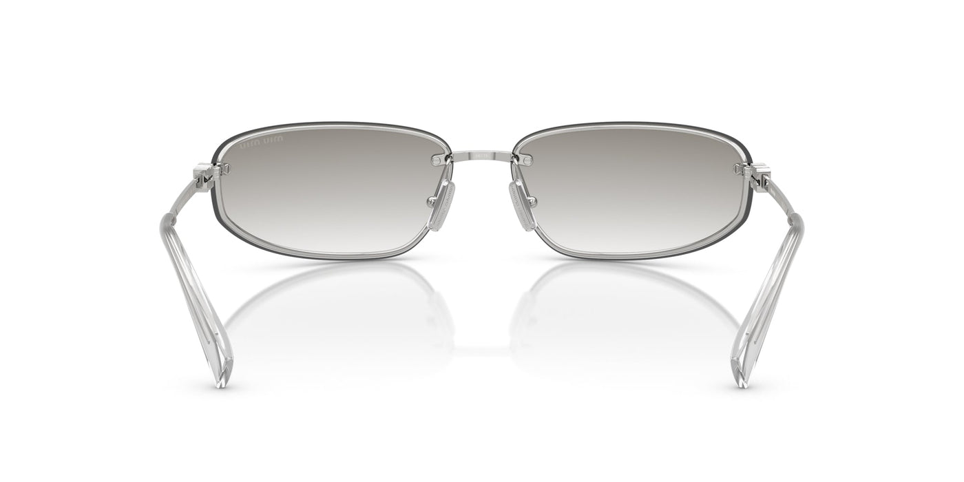 Miu Miu SMU A50 Silver/Clear Silver Gradient #colour_silver-clear-silver-gradient