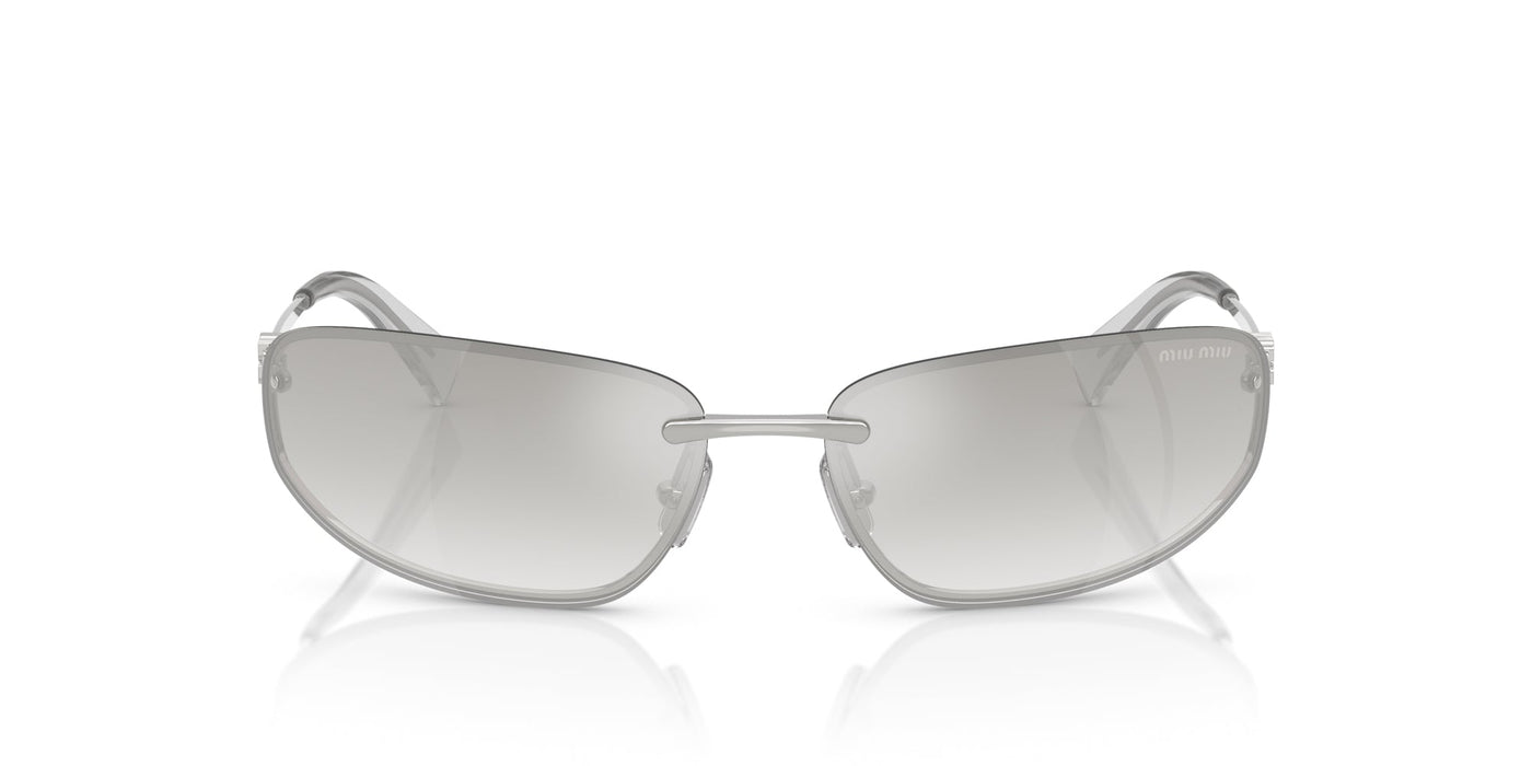 Miu Miu SMU A50 Silver/Clear Silver Gradient #colour_silver-clear-silver-gradient