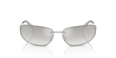Miu Miu SMU A50 Silver/Clear Silver Gradient #colour_silver-clear-silver-gradient