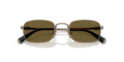 Miu Miu SMU A53 Old Gold/Dark Brown #colour_old-gold-dark-brown