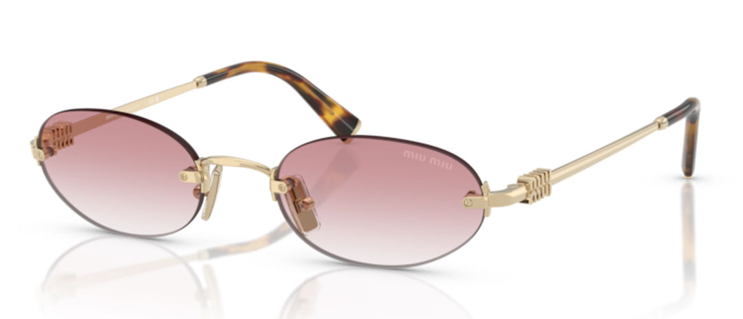Miu Miu SMU A54 Oval Sunglasses | Fashion Eyewear US display picture 1