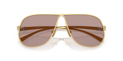 Miu Miu SMU A56 Gold/Light Purple Brown #colour_gold-light-purple-brown