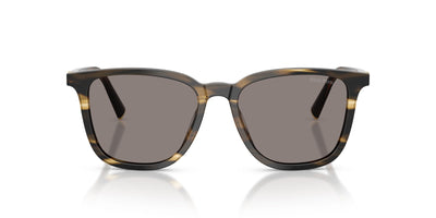 Miu Miu SMU B03 Striped Loden/Dark Grey #colour_striped-loden-dark-grey