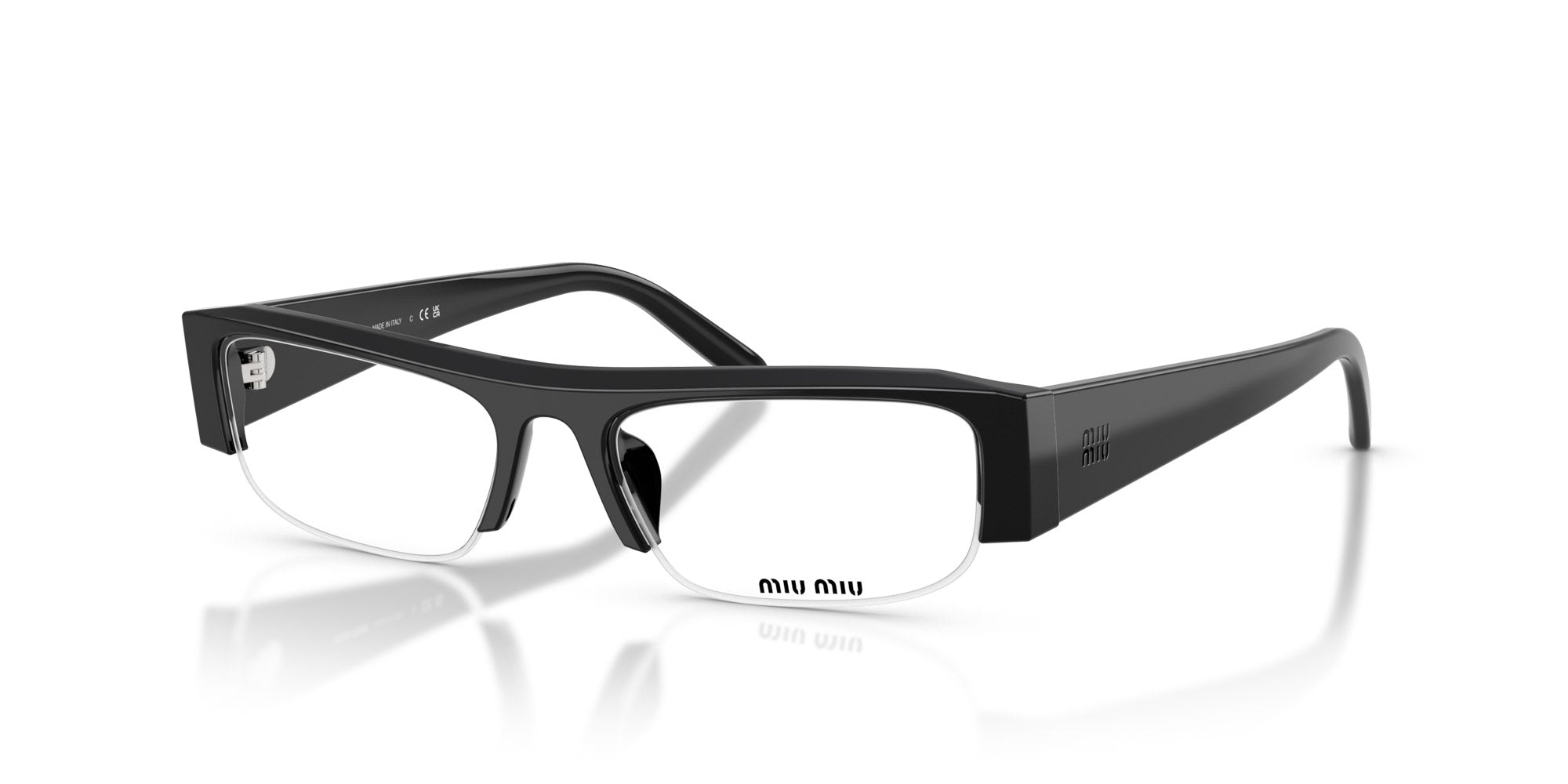 Miu Miu SMU B07 Rectangle Glasses | Fashion Eyewear US