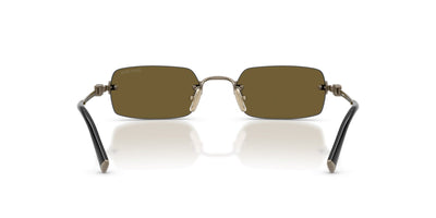 Miu Miu SMU B50 Old Gold/Dark Brown #colour_old-gold-dark-brown