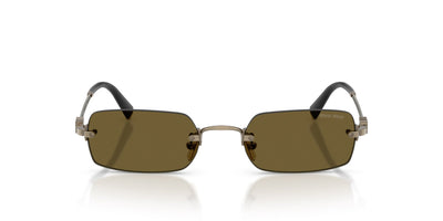 Miu Miu SMU B50 Old Gold/Dark Brown #colour_old-gold-dark-brown