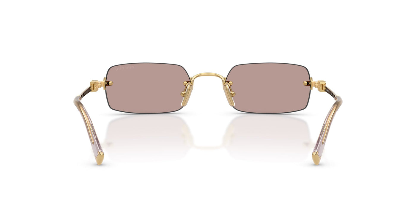 Miu Miu SMU B50 Gold/Light Purple Brown #colour_gold-light-purple-brown