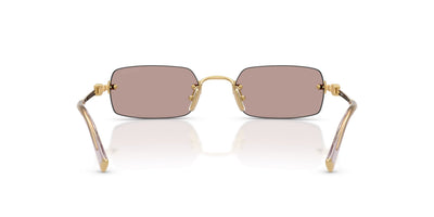 Miu Miu SMU B50 Gold/Light Purple Brown #colour_gold-light-purple-brown