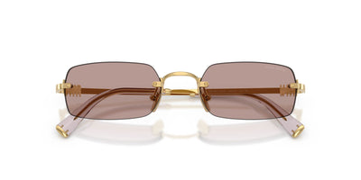 Miu Miu SMU B50 Gold/Light Purple Brown #colour_gold-light-purple-brown