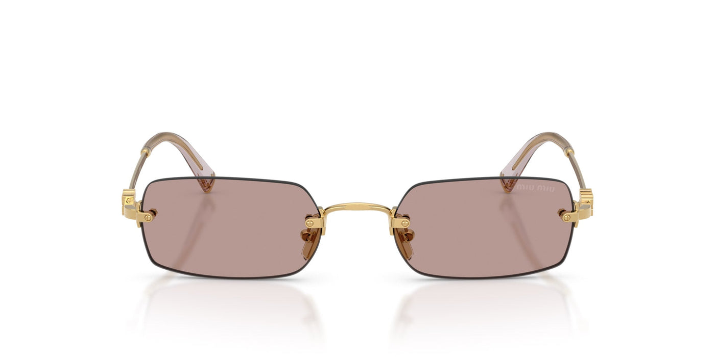 Miu Miu SMU B50 Gold/Light Purple Brown #colour_gold-light-purple-brown