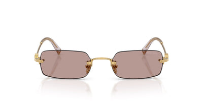 Miu Miu SMU B50 Gold/Light Purple Brown #colour_gold-light-purple-brown