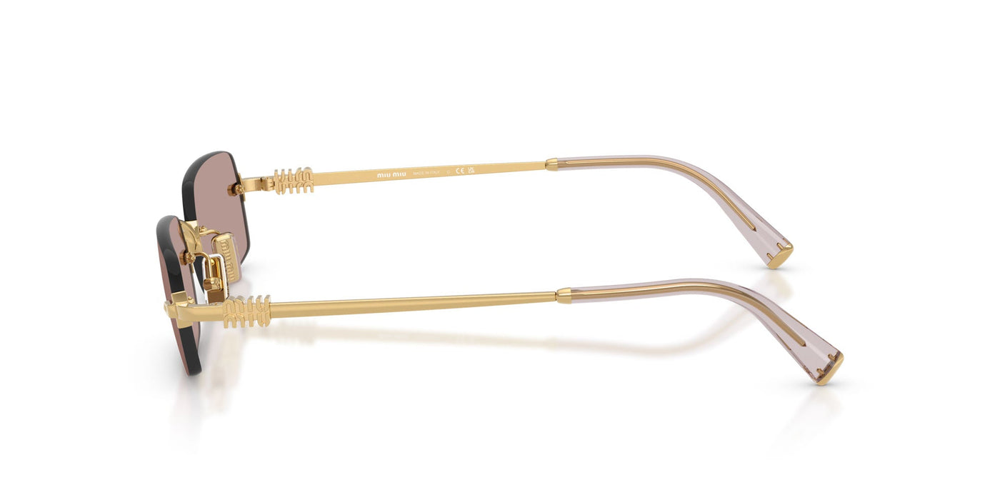 Miu Miu SMU B50 Gold/Light Purple Brown #colour_gold-light-purple-brown