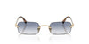 Miu Miu SMU B50 Pale Gold/Clear Light Blue Gradient #colour_pale-gold-clear-light-blue-gradient