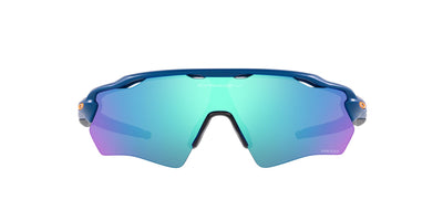 Oakley Junior Radar EV XS Path OJ9001 Matte Poseidon/Prizm Sapphire Mirror #colour_matte-poseidon-prizm-sapphire-mirror