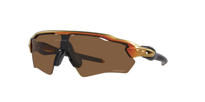 Oakley Junior Radar EV XS Path OJ9001 Matte Red/Gold Colorshift/Prizm Bronze #colour_matte-red-gold-colorshift-prizm-bronze