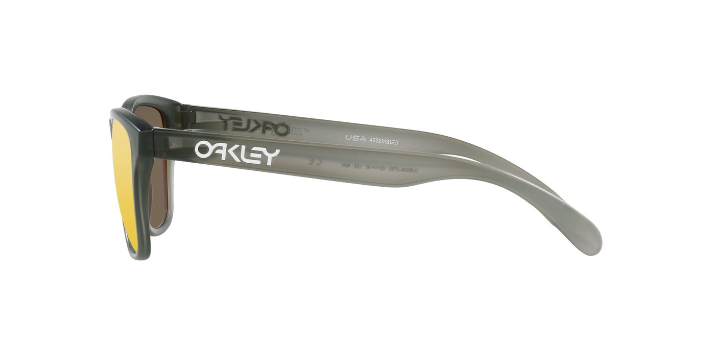 Oakley Junior Frogskins XS OJ9006 Matte Grey Smoke/Prizm 24K Polarised #colour_matte-grey-smoke-prizm-24k-polarised