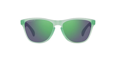 Oakley Junior Frogskins XS OJ9006 Matte Transparent Jade/Prizm Jade Polarised #colour_matte-transparent-jade-prizm-jade-polarised