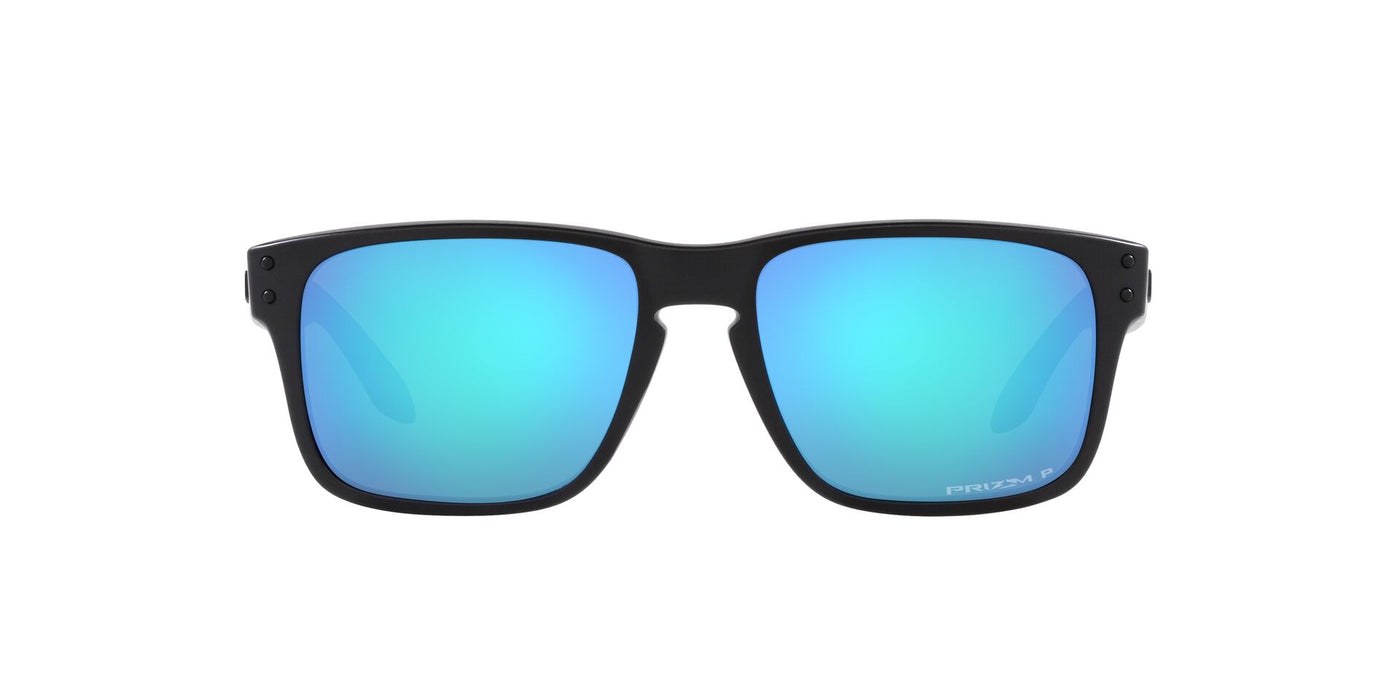 Oakley Junior Holbrook XS OJ9007 Matte Transparent Stonewash/Prizm Sapphire Mirror Polarised #colour_matte-transparent-stonewash-prizm-sapphire-mirror-polarised