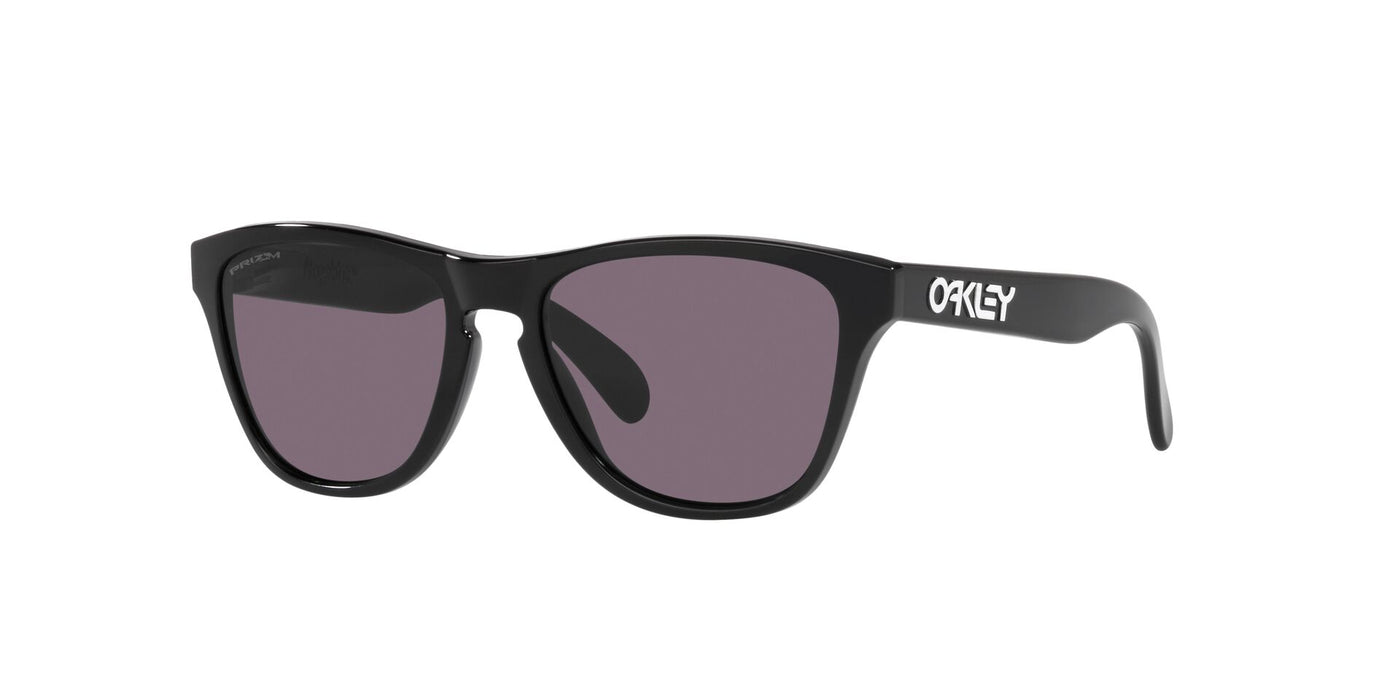 Oakley Junior Frogskins XXS OJ9009 Polished Black/Prizm Grey Mirror #colour_polished-black-prizm-grey-mirror