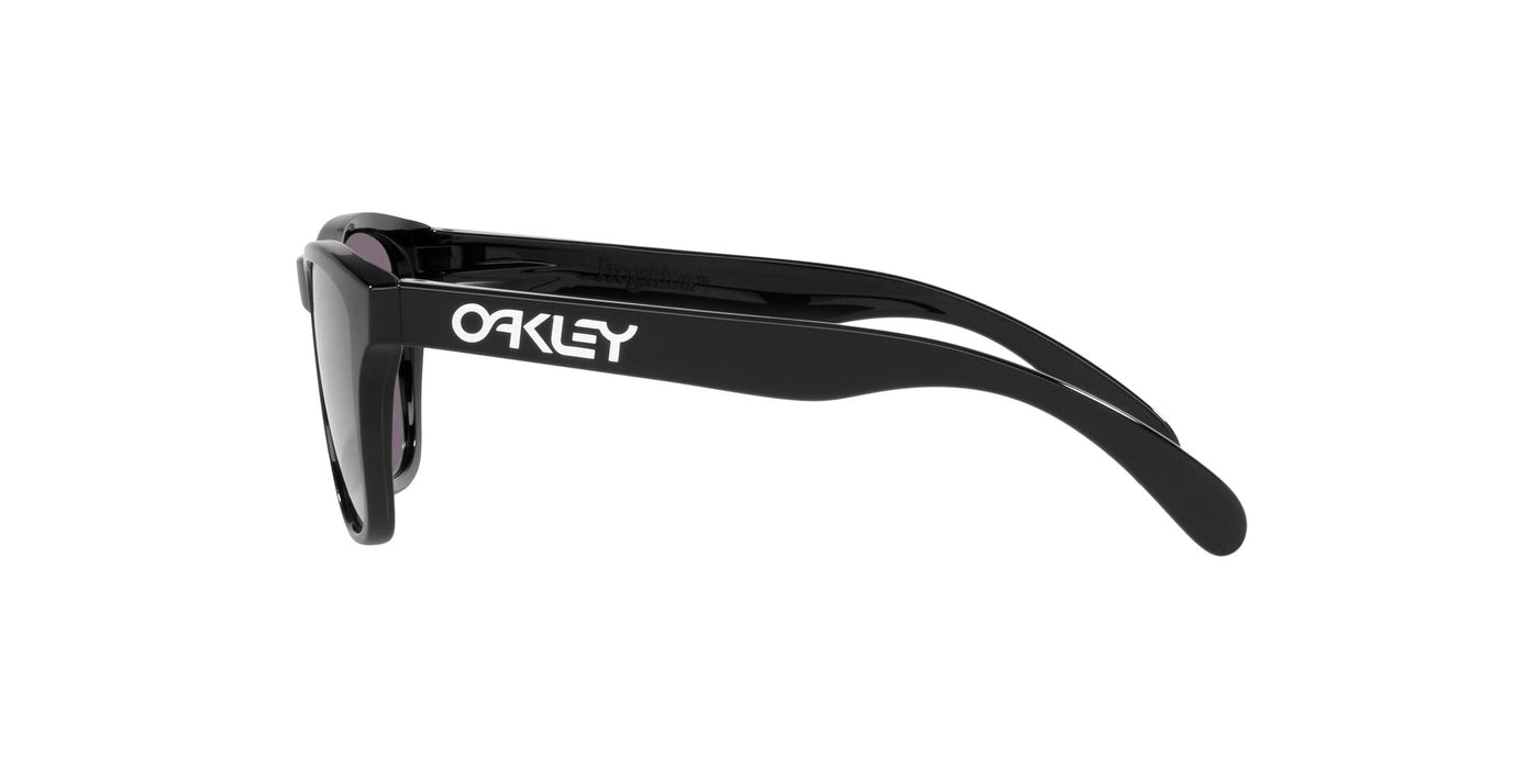 Oakley Junior Frogskins XXS OJ9009 Polished Black/Prizm Grey Mirror #colour_polished-black-prizm-grey-mirror