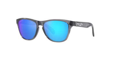 Oakley Junior Frogskins XXS OJ9009 Grey Smoke/Prizm Sapphire Mirror #colour_grey-smoke-prizm-sapphire-mirror