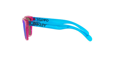 Oakley Junior Frogskins XXS OJ9009 Acid Pink/Prizm Sapphire Mirror #colour_acid-pink-prizm-sapphire-mirror