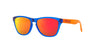 Oakley Junior Frogskins XXS OJ9009 Crystal Blue/Prizm Ruby Mirror #colour_crystal-blue-prizm-ruby-mirror