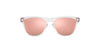 Oakley Junior Frogskins XXS OJ9009 Matte Clear/Prizm Rose Gold Mirror #colour_matte-clear-prizm-rose-gold-mirror