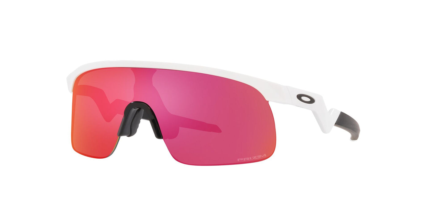 Oakley Junior Resistor OJ9010 Polished White/Prizm Field #colour_polished-white-prizm-field