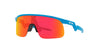 Oakley Junior Resistor OJ9010 Sky Blue/Prizm Ruby Mirror #colour_sky-blue-prizm-ruby-mirror