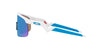 Oakley Junior Resistor OJ9010 Polished White/Prizm Sapphire Mirror #colour_polished-white-prizm-sapphire-mirror