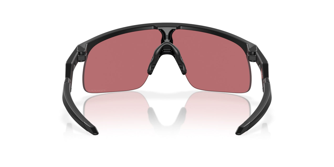 Oakley Junior Resistor OJ9010 Matte Black/Prizm Dark Golf Mirror #colour_matte-black-prizm-dark-golf-mirror