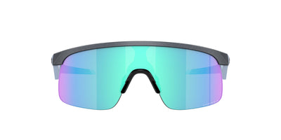 Oakley Junior Resistor OJ9010 Blue Steel/Prizm Sapphire Mirror #colour_blue-steel-prizm-sapphire-mirror