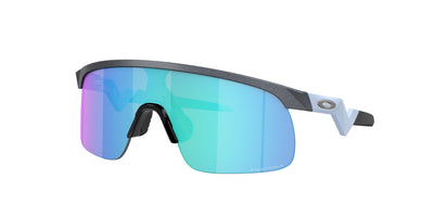 Oakley Junior Resistor OJ9010 Blue Steel/Prizm Sapphire Mirror #colour_blue-steel-prizm-sapphire-mirror