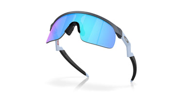 Oakley Junior Resistor OJ9010 Blue Steel/Prizm Sapphire Mirror #colour_blue-steel-prizm-sapphire-mirror