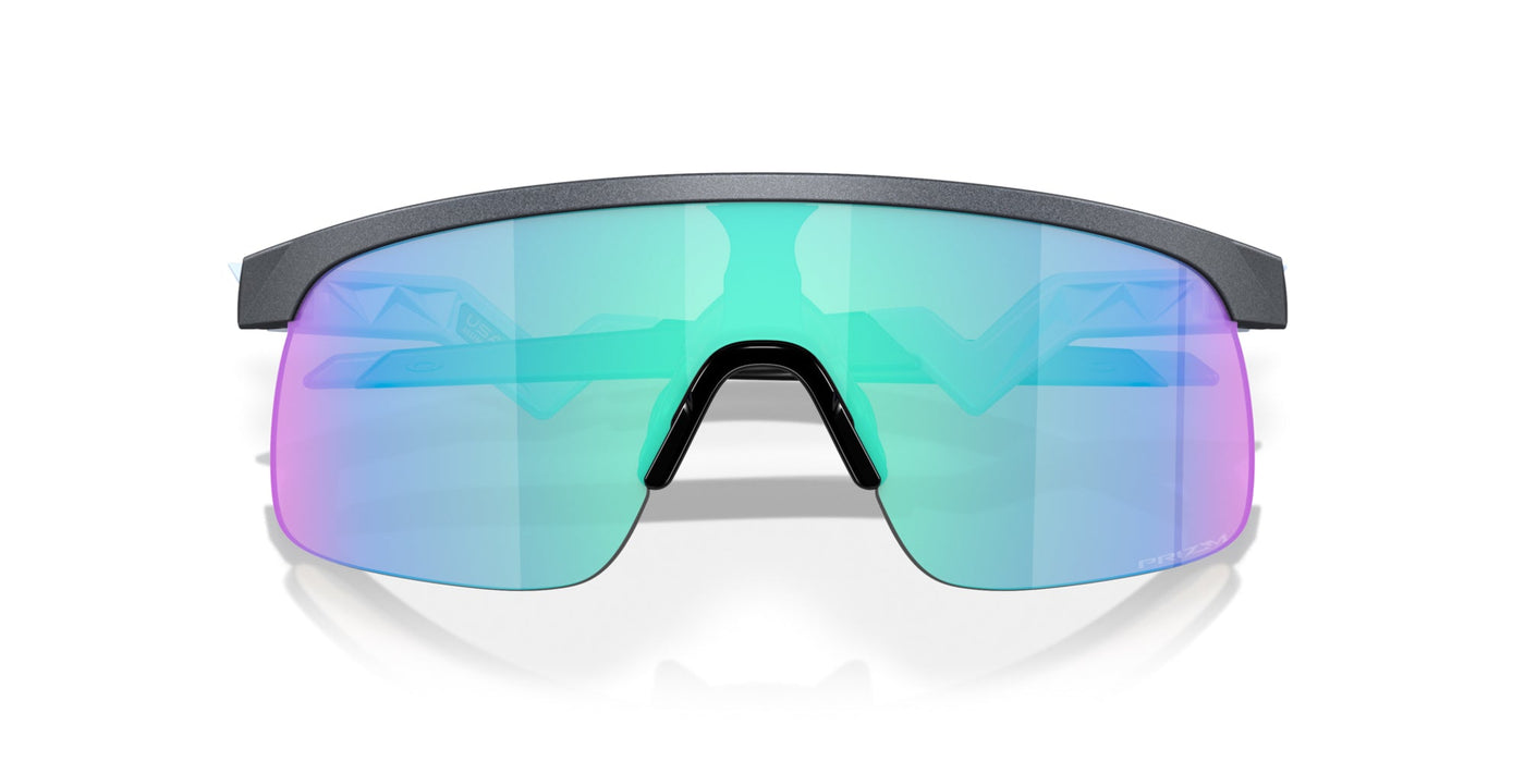 Oakley Junior Resistor OJ9010 Blue Steel/Prizm Sapphire Mirror #colour_blue-steel-prizm-sapphire-mirror