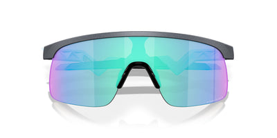 Oakley Junior Resistor OJ9010 Blue Steel/Prizm Sapphire Mirror #colour_blue-steel-prizm-sapphire-mirror