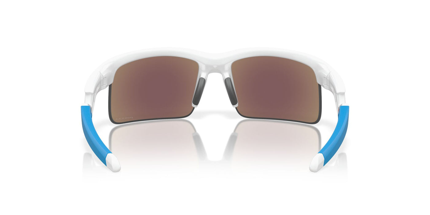 Oakley Junior Capacitor OJ9013 Polished White/Prizm Sapphire #colour_polished-white-prizm-sapphire