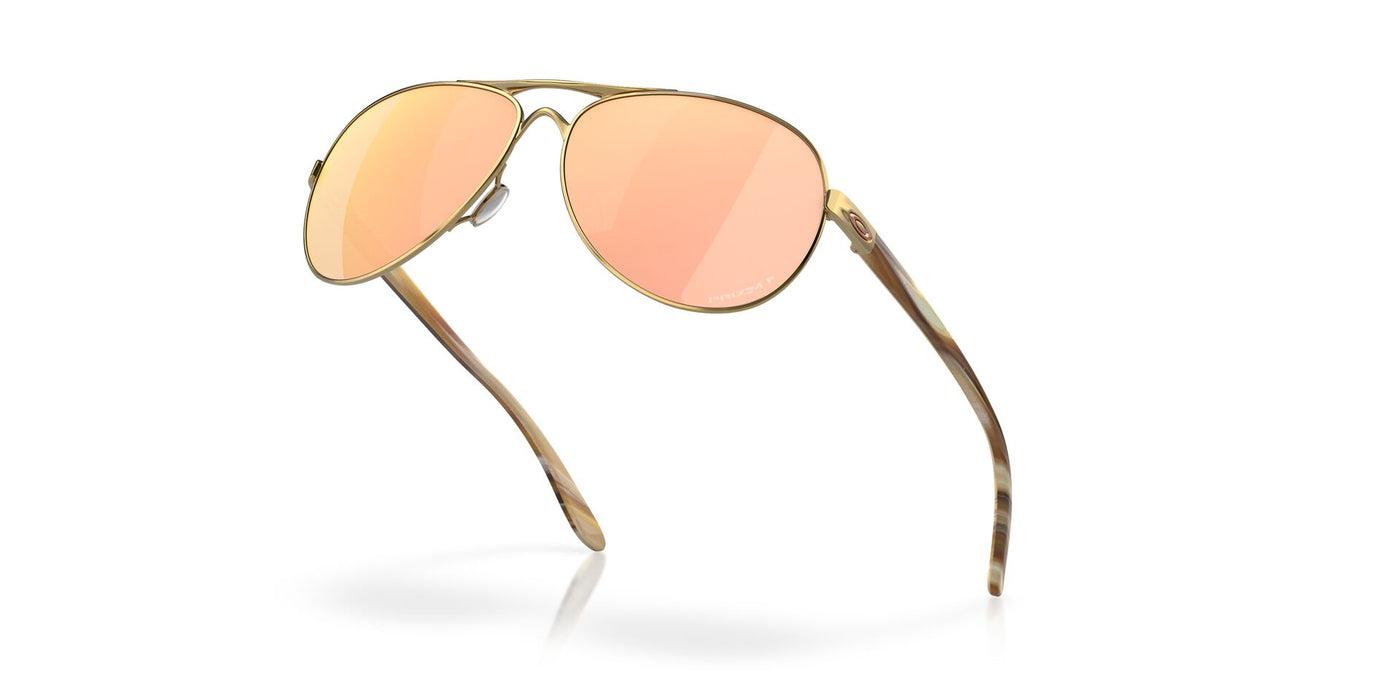 Oakley Feedback OO4079 Polished Gold/Prizm Rose Gold Polarised #colour_polished-gold-prizm-rose-gold-polarised