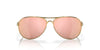 Oakley Feedback OO4079 Polished Gold/Prizm Rose Gold Polarised #colour_polished-gold-prizm-rose-gold-polarised
