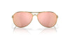 Oakley Feedback OO4079 Polished Gold/Prizm Rose Gold Polarised #colour_polished-gold-prizm-rose-gold-polarised